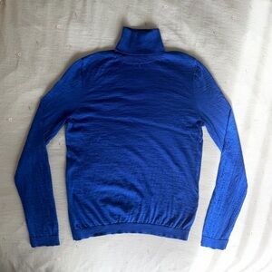 RED Valentino Royal Blue Long Sleeve Top